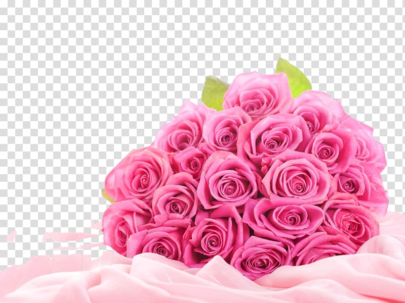 Rose Flower bouquet Pink, Pink Roses Flowers Bouquet transparent background PNG clipart