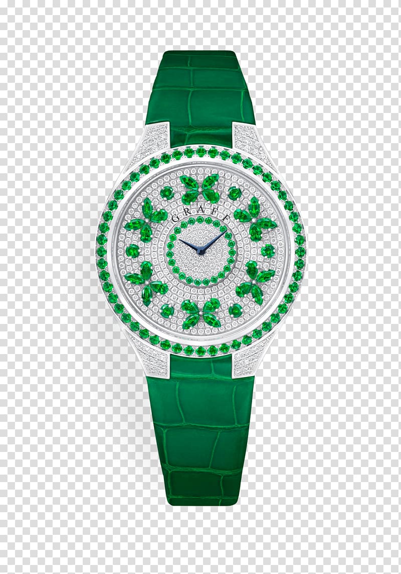 Graff Diamonds Watch strap Jewellery, watch transparent background PNG clipart