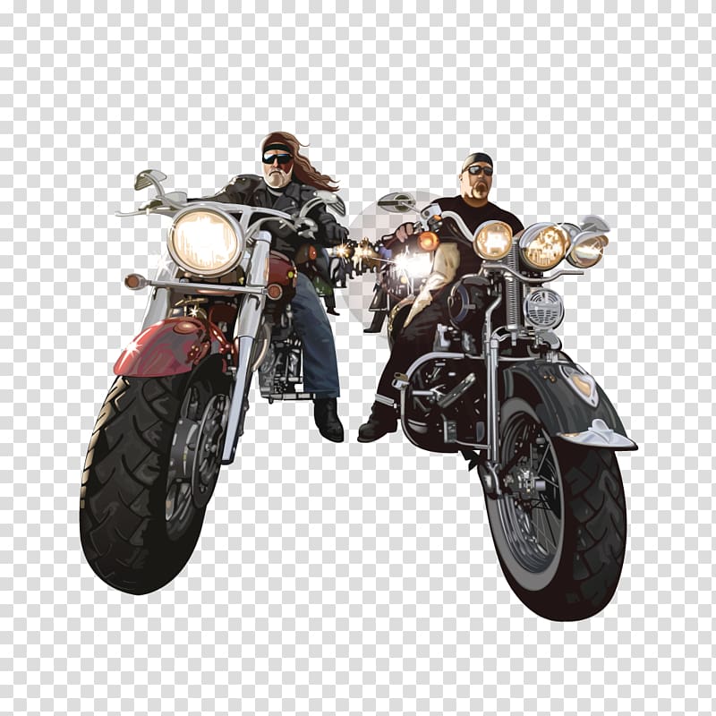 Motorcycle Harley-Davidson Biker, I transparent background PNG clipart