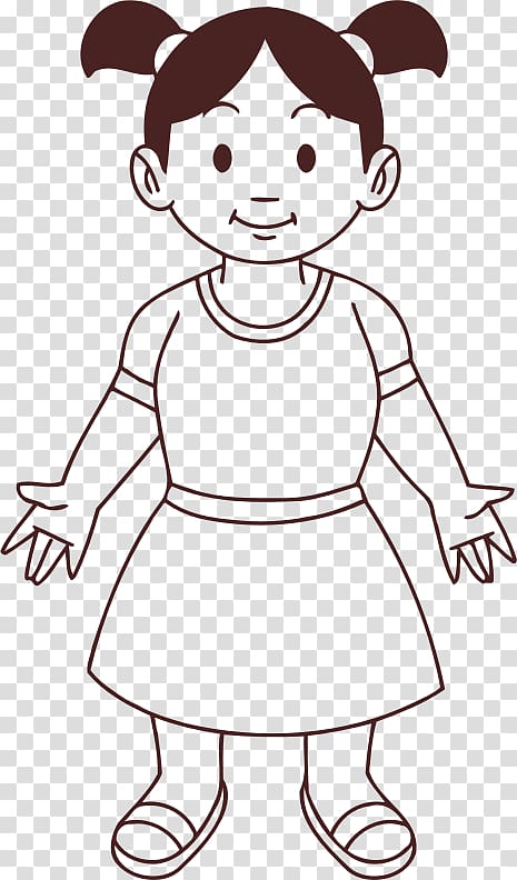 Drawing Child Line art , children draw transparent background PNG clipart