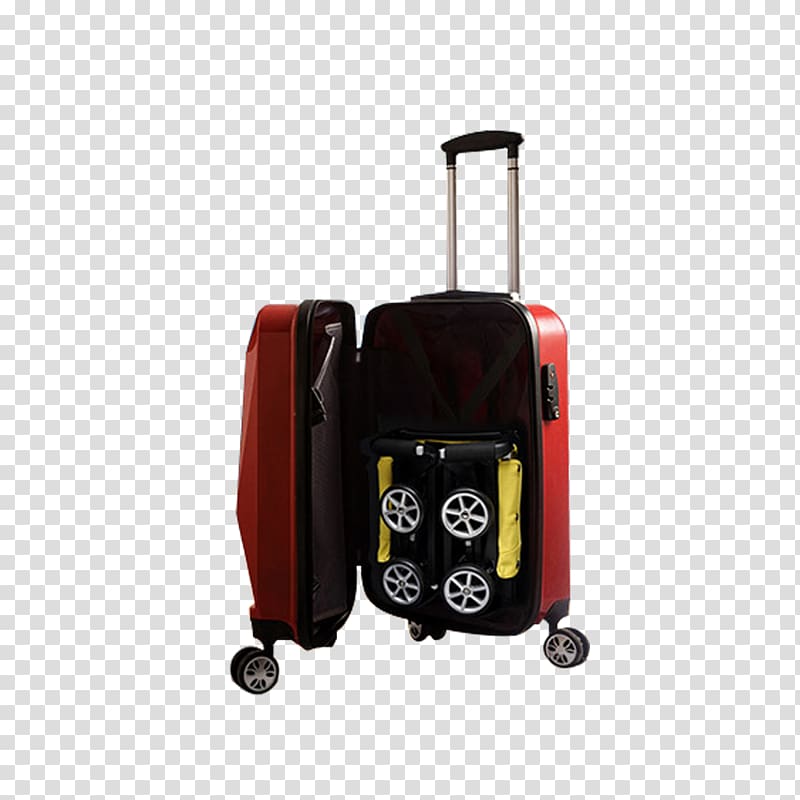 Baby transport Infant Travel Child safety seat, Suitcase transparent background PNG clipart