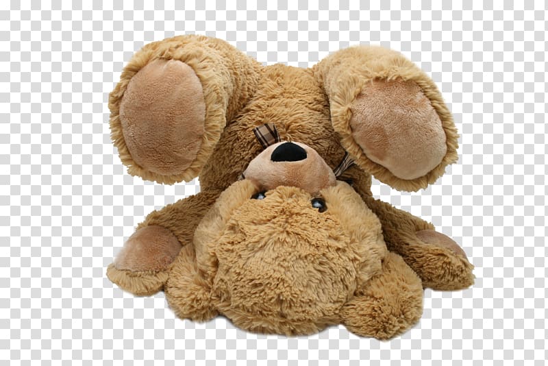 brown bear plush toy, Teddy bear Cuteness , Inverted teddy bear transparent background PNG clipart