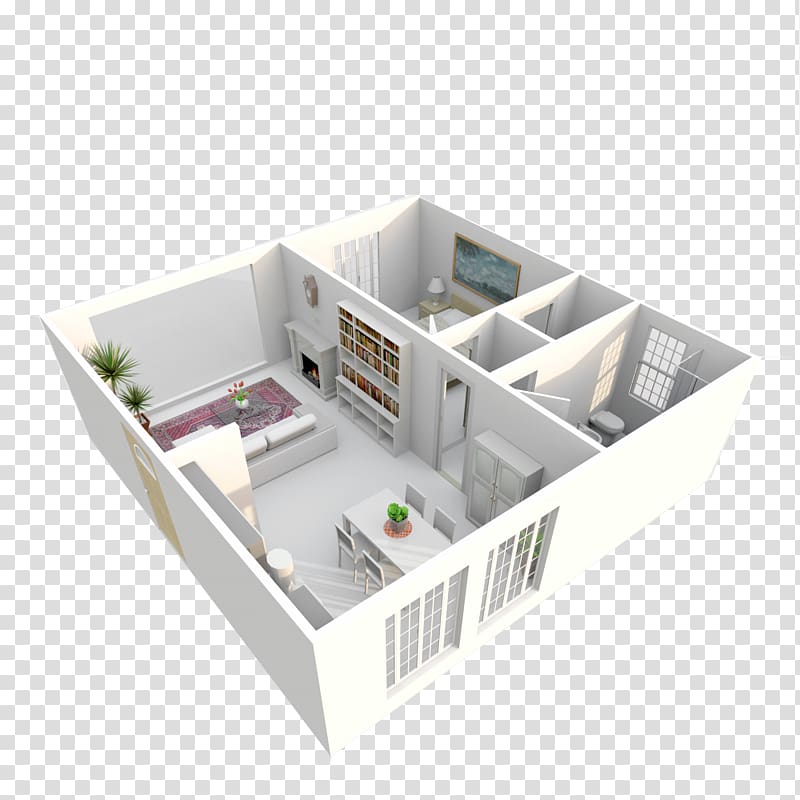 3D floor plan 3D computer graphics Architectural rendering Interior Design Services, Decoration Design Model transparent background PNG clipart