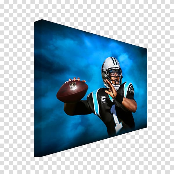 Carolina Panthers Canvas Painting Gallery wrap Art, cam newton transparent background PNG clipart