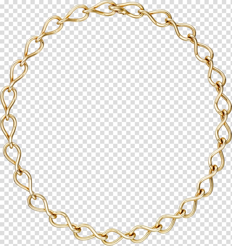 Necklace Earring Jewellery Bracelet, cadena oro transparent background PNG clipart