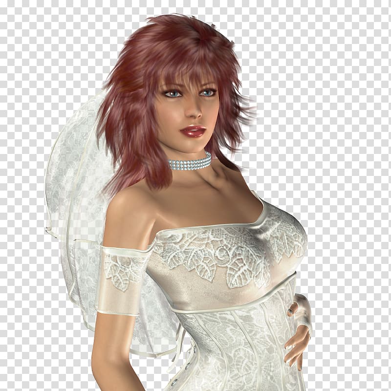 Animaatio Wedding dress Bride, Mujeres transparent background PNG clipart