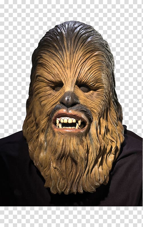 Chewbacca Star Wars Mask Wookiee Costume, star wars transparent background PNG clipart