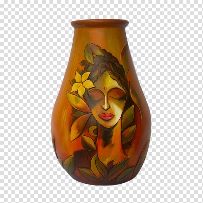 Vase Ceramic Flowerpot Paint Terracotta, vase transparent background PNG clipart