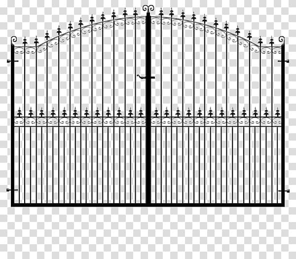 Fence Gate Material Wrought iron Farnham, Fence transparent background PNG clipart