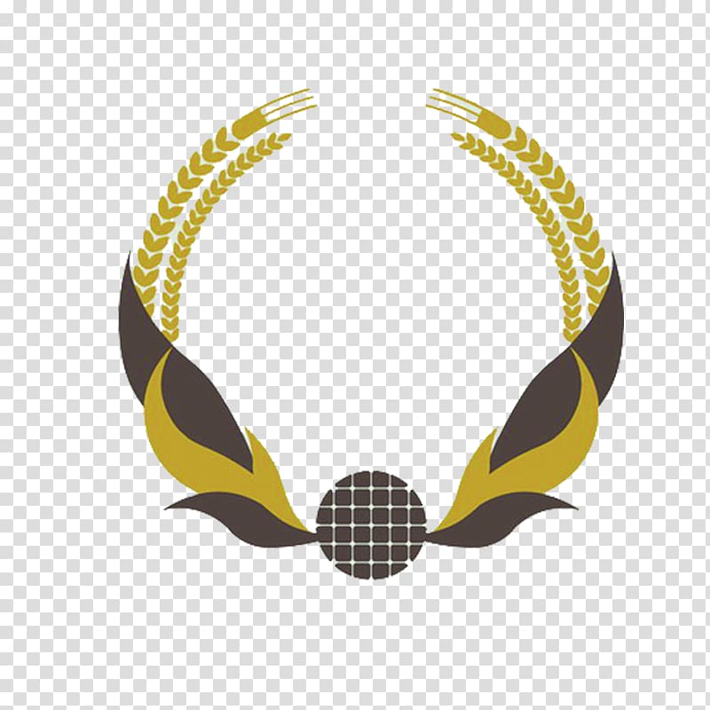 Baijiu Logo Wheat, Creative wheat frame transparent background PNG clipart