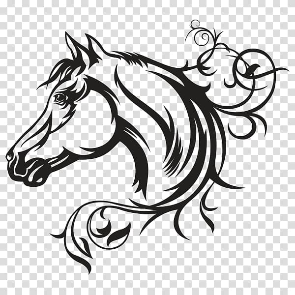 Decal American Quarter Horse graphics Illustration Horse head mask, horse head transparent background PNG clipart