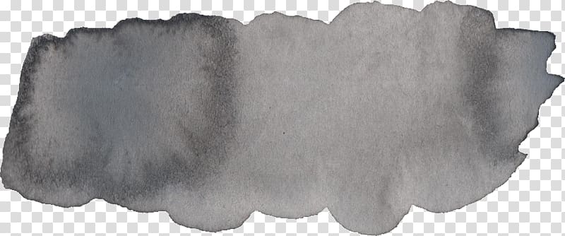 Watercolor painting Grey Paintbrush Black and white, others transparent background PNG clipart