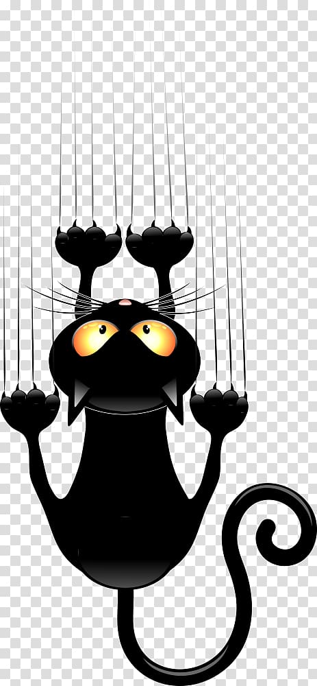 black cat , Black cat Kitten Cartoon , kitten transparent background PNG clipart