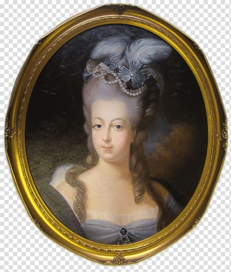 Marie Antoinette Frames Oil painting Portrait, Marie Antoinette transparent background PNG clipart