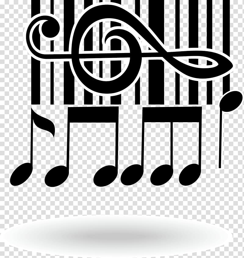 Musical note Staff Ornament, Musical elements transparent background PNG clipart