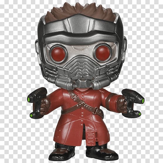 Star-Lord Rocket Raccoon Funko POP Marvel: Guardians of The Galaxy, Star Lord Vinyl Bobble-Head Figure Groot, rocket raccoon transparent background PNG clipart