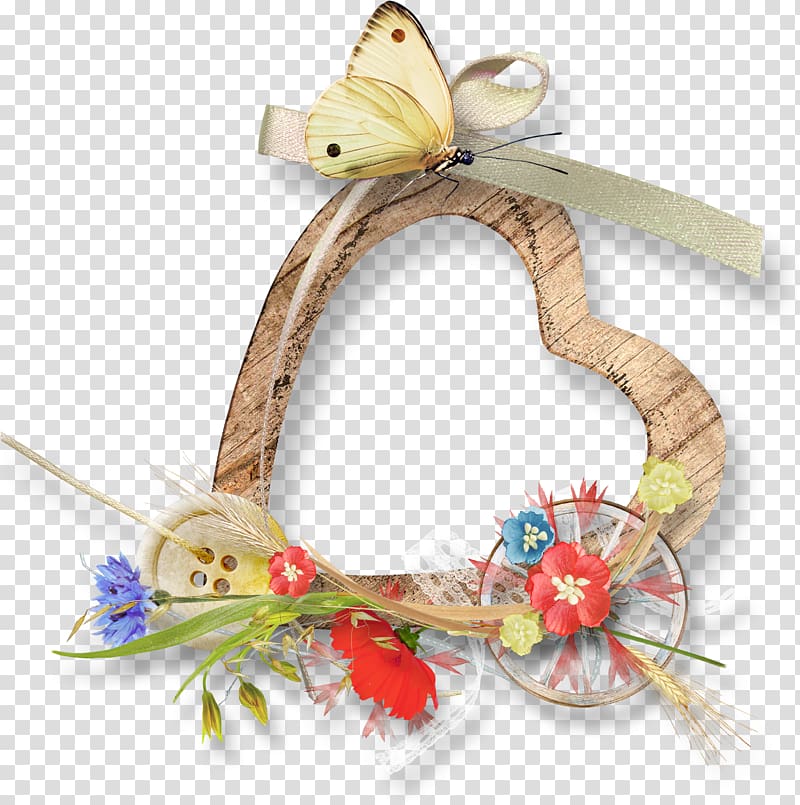Butterfly Paper Wood, Butterfly Heart wooden wheel transparent background PNG clipart
