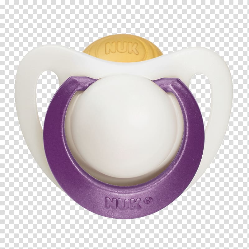 Pacifier NUK おしゃぶり・ジーニアス(キャップ付き) M 天然ゴム パープル OCNK0330201 Natural rubber NUK Genius Latex Soother, pacifier transparent background PNG clipart