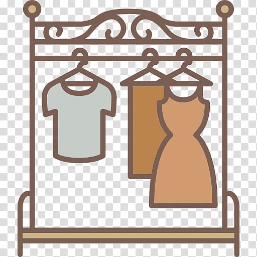 Scalable Graphics Coat rack Antique furniture Icon, An iron hanger transparent background PNG clipart