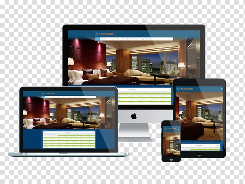 Internet booking engine Responsive web design, web design transparent background PNG clipart