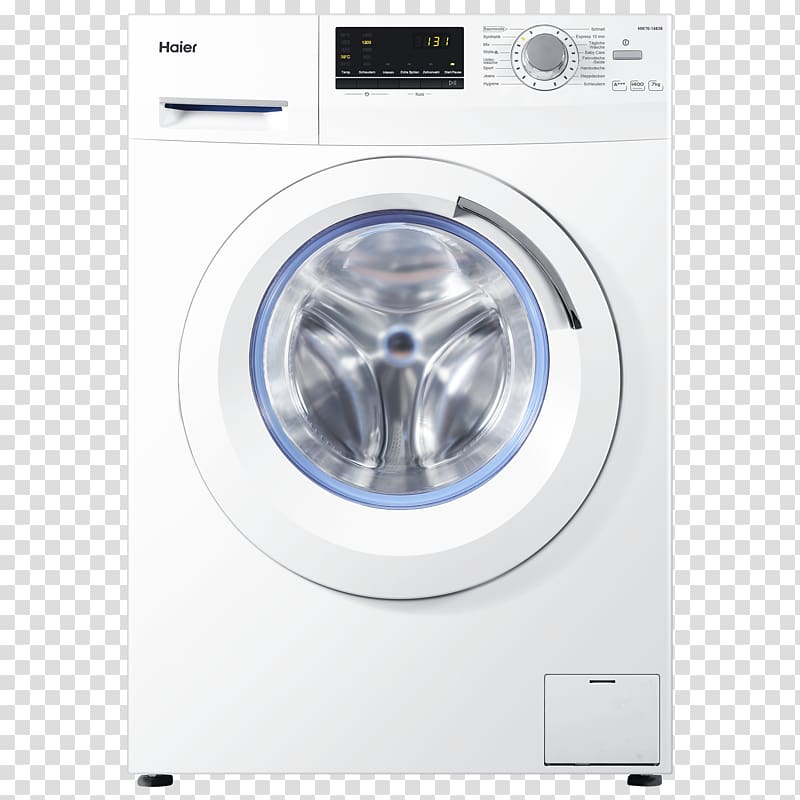 Washing Machines Haier Combo washer dryer Home appliance, automatic washing machine transparent background PNG clipart