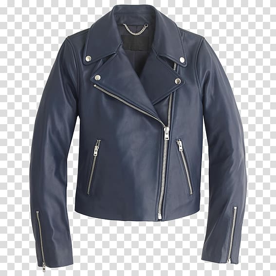 Leather jacket Coat Blouson, jacket transparent background PNG clipart