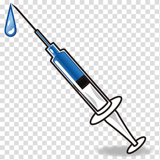 Syringe Emoji Emoticon Hypodermic needle SMS, syringe transparent background PNG clipart