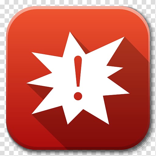 symbol red font, Apps Apport transparent background PNG clipart