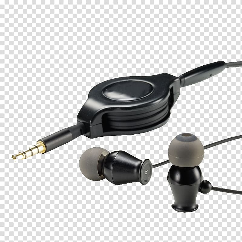 Headphones Microphone Taobao Headset, Black retractable headphones transparent background PNG clipart