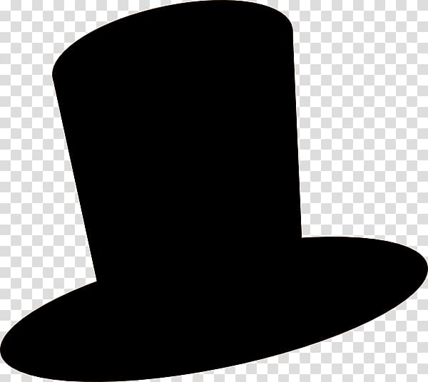 Hat White Black Font, Top Hat transparent background PNG clipart