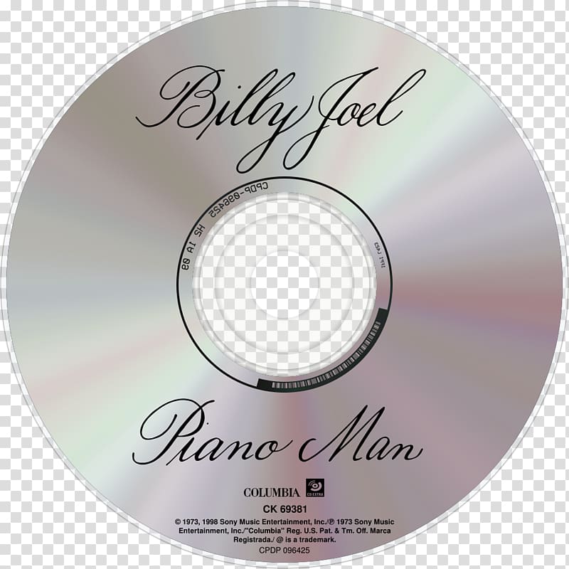 Compact disc 52nd Street Piano Man: The Very Best of Billy Joel Music Greatest Hits, PIANO MAN transparent background PNG clipart