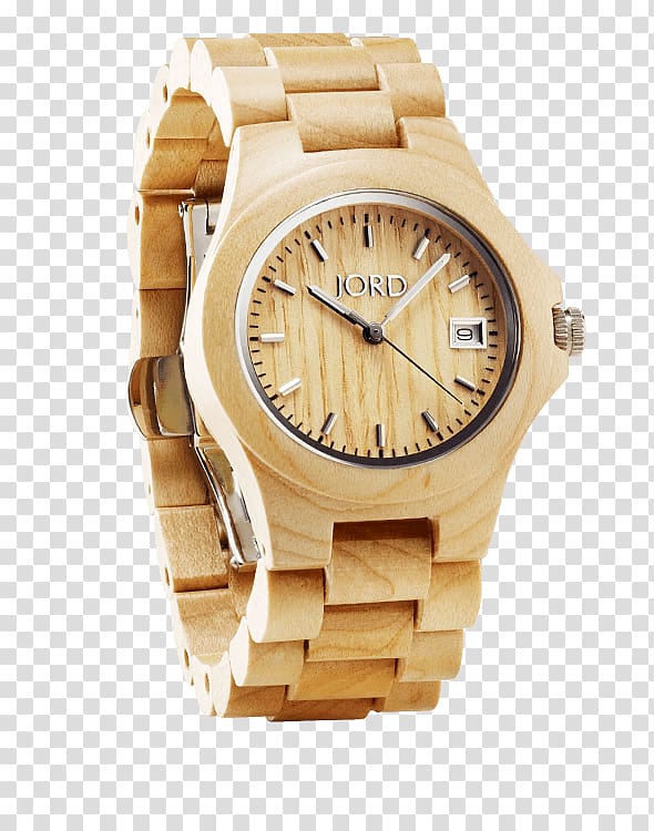 Watch strap Jord Wood, watch transparent background PNG clipart