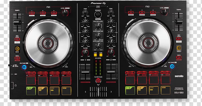 DJ controller Pioneer DJ Disc jockey Audio Pioneer Corporation, others transparent background PNG clipart