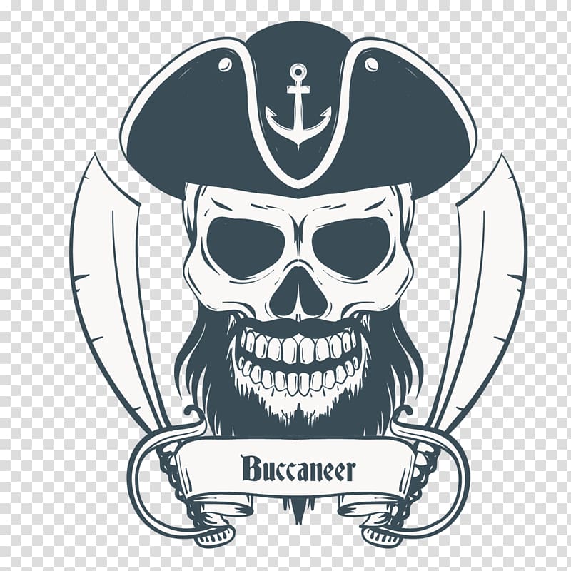 骷髅 Design Logo Sequend, pirate eye patch transparent background PNG clipart