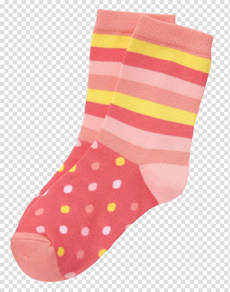 SOCK\'M Pink M Peach, socks transparent background PNG clipart