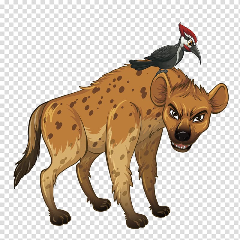 Hyena , African wood dog transparent background PNG clipart