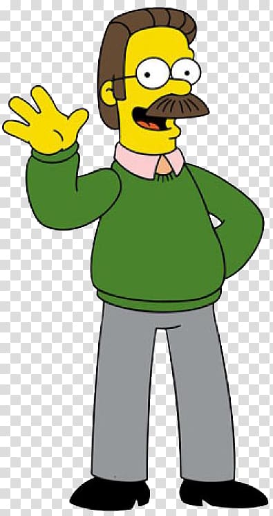 Ned Flanders The Simpsons: Tapped Out Mr. Burns Edna Krabappel Principal Skinner, others transparent background PNG clipart