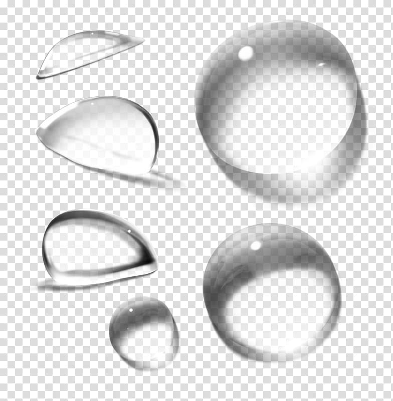 Drop Water Transparency and translucency, drops transparent background PNG clipart
