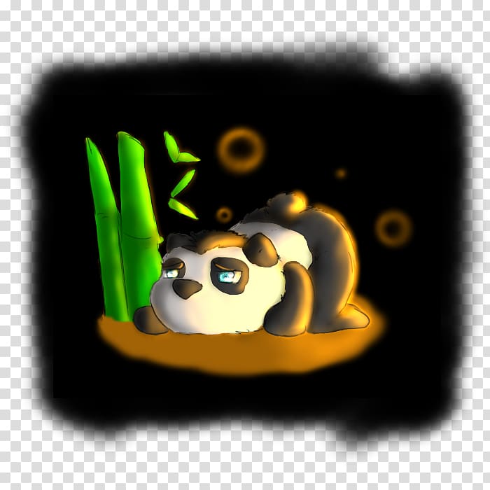 Desktop Sprite Morenatsu Giant panda Pain, eat bamboo transparent background PNG clipart