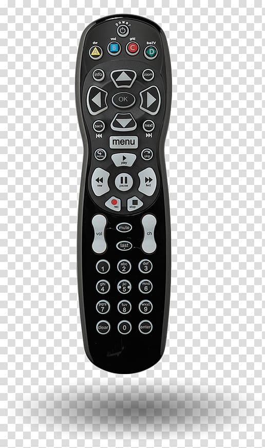 Remote Controls Universal remote Cable television Set-top box Electronics, tv remote control transparent background PNG clipart