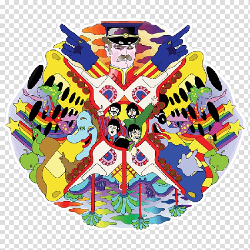 beatles yellow submarine clipart