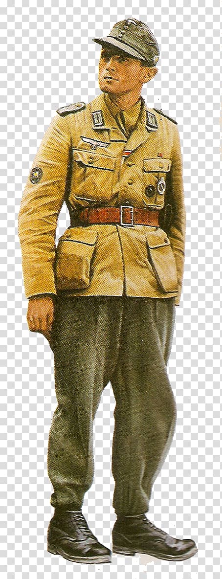 Soldier World War II Military Uniforms Infantry Gebirgsjäger, soldier transparent background PNG clipart