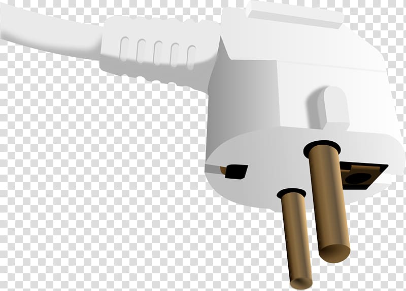 white male plug illustration, EU Plug Close Up transparent background PNG clipart