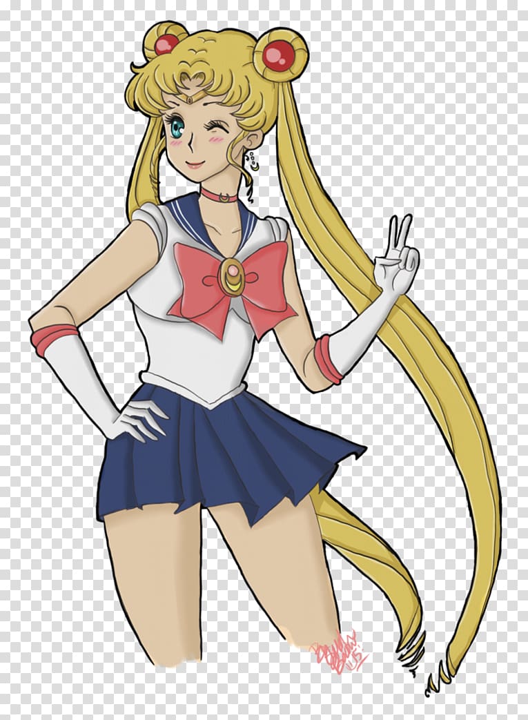 Costume Clothing Mangaka Arm, sailor moon transparent background PNG clipart