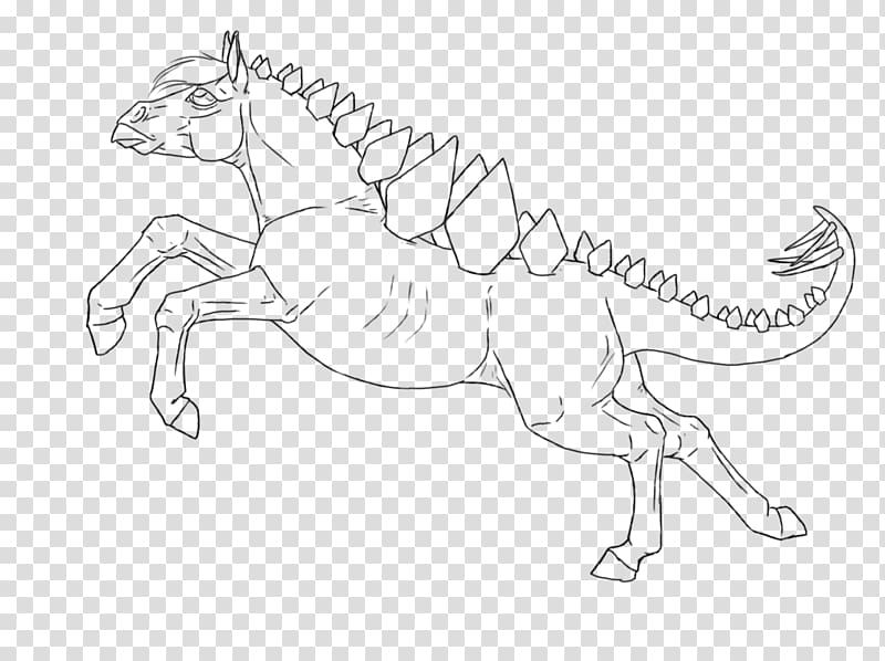 Carnivora Mustang Line art Mammal Drawing, mud horse transparent background PNG clipart