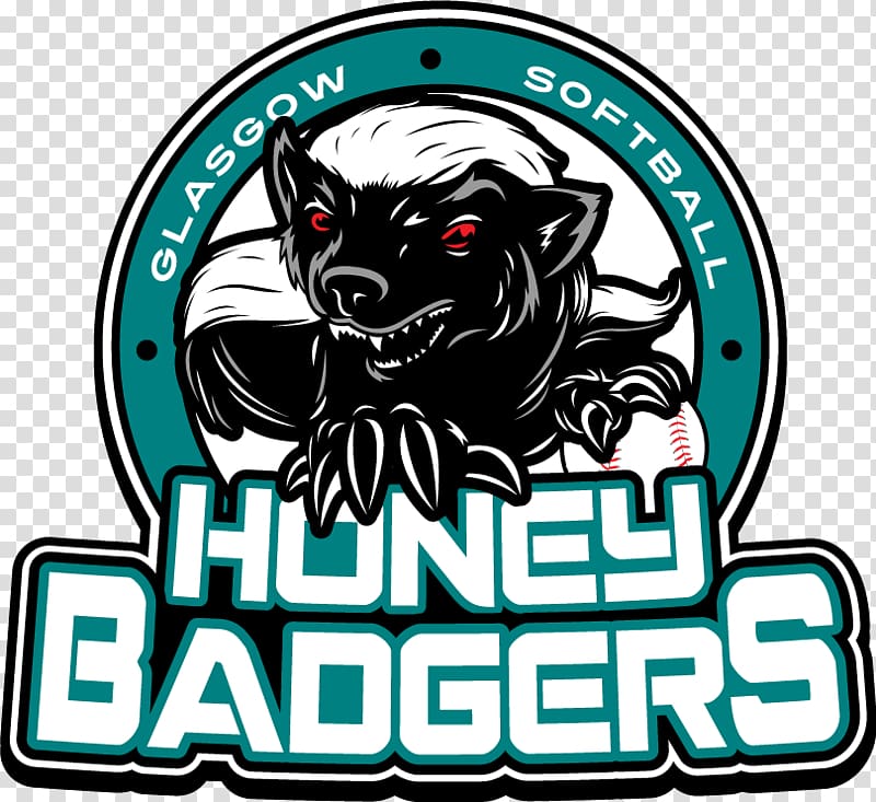 Honey badger Wisconsin Badgers softball Wisconsin Badgers baseball Logo, baseball transparent background PNG clipart