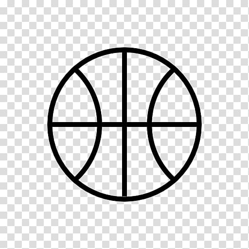 Outline of basketball Sport Flat design, basketball logo transparent background PNG clipart
