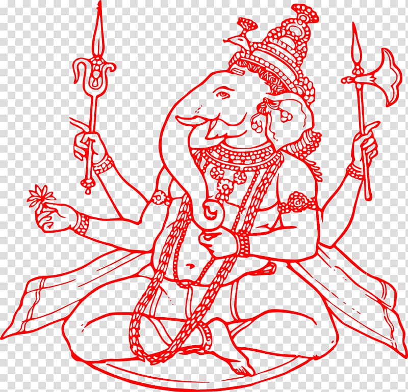Ganesha Hinduism, hinduism transparent background PNG clipart