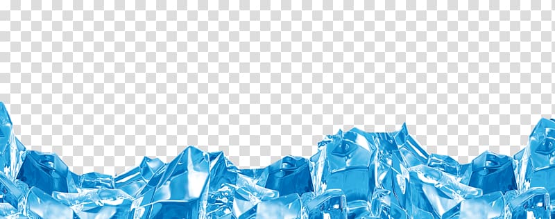 blue ice borders transparent background PNG clipart