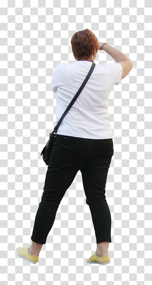 Side view of man holding point-and-shoot camera, Walking Man Male